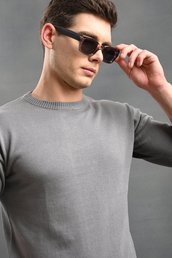 IZI Grey Plain T-Shirt