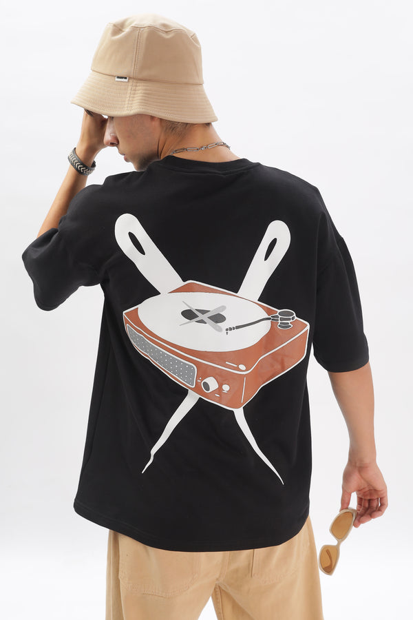 IZI Specials: Record Player Tee (Black)