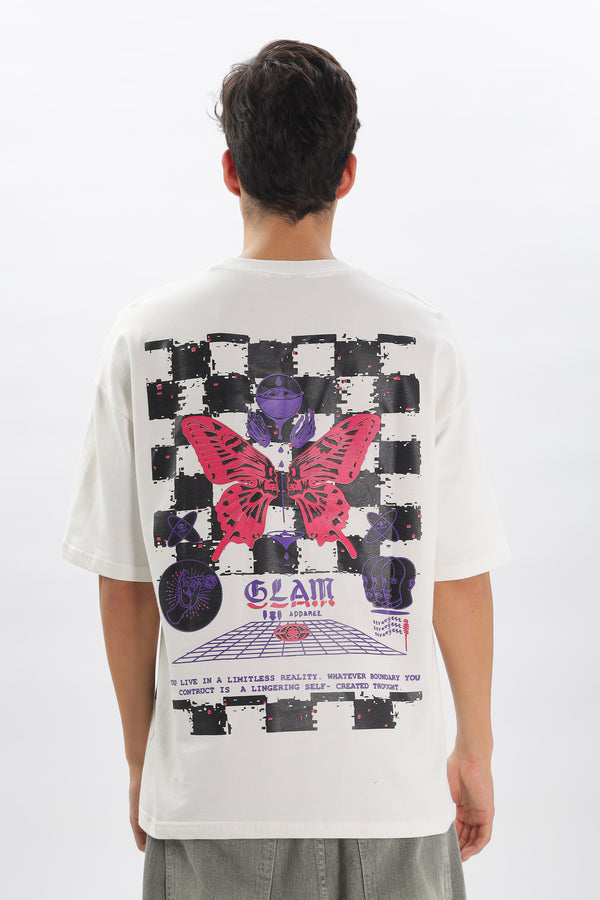 Transcendence Over Sized T-Shirt - White