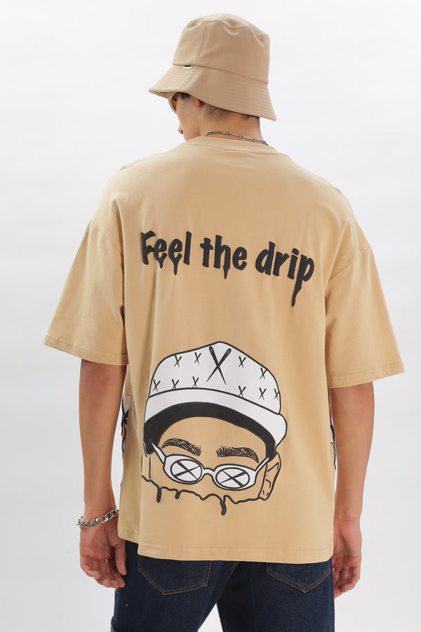 IZI Specials: Feel the Drip Tee (Beige)