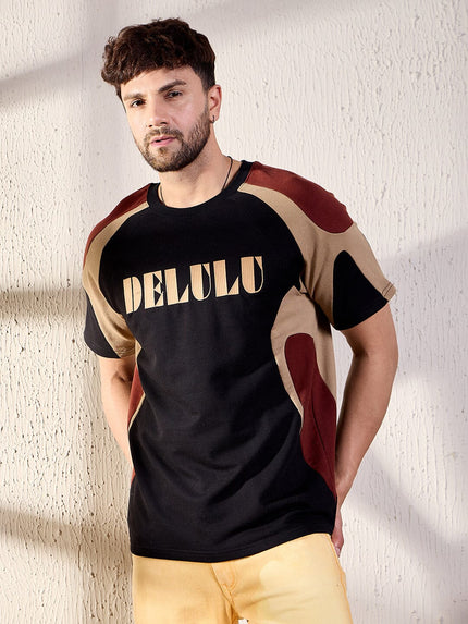 Delulu Cut And Sew Oversized T-shirt