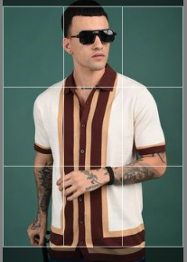 Brown & Maroon Knitted polo Shirt