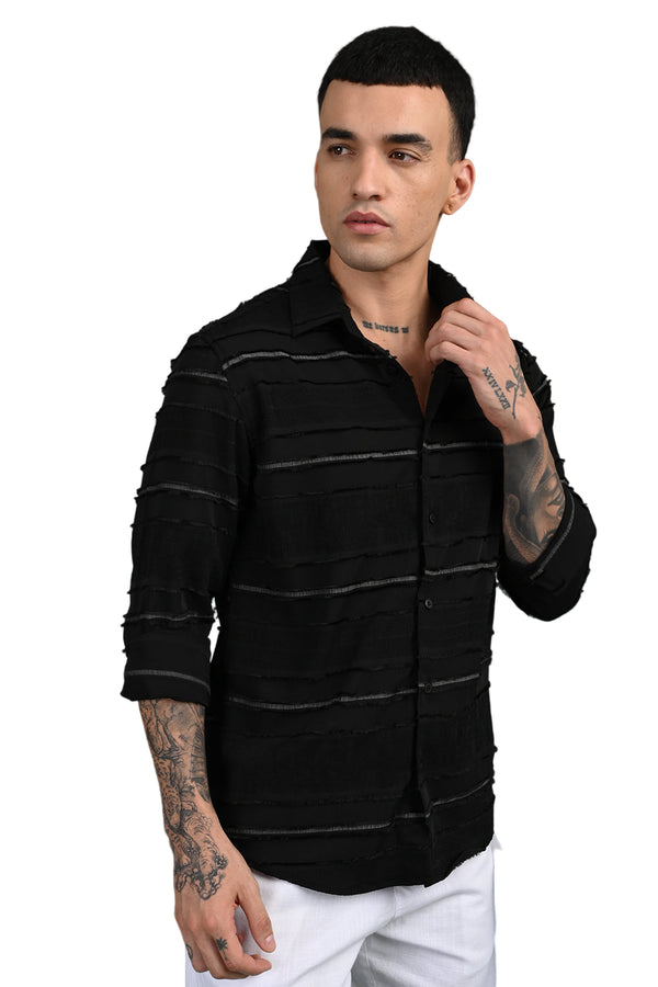 Black Box Design Full Sleeve Shirt