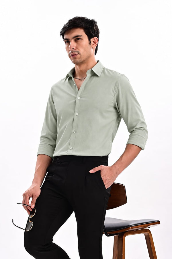 ILYZLY Signature Melange Full Sleeve Shirt