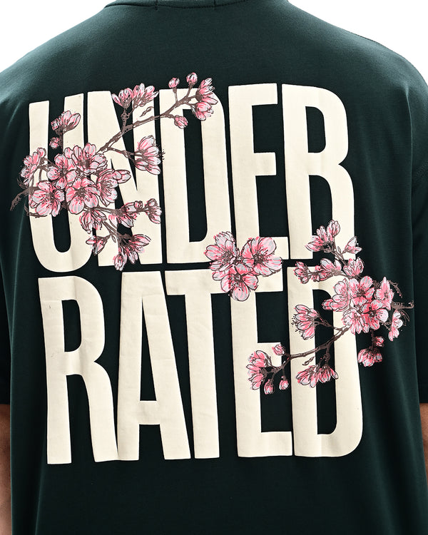 Ilyzly forest green Still Rising Printed T Shirt