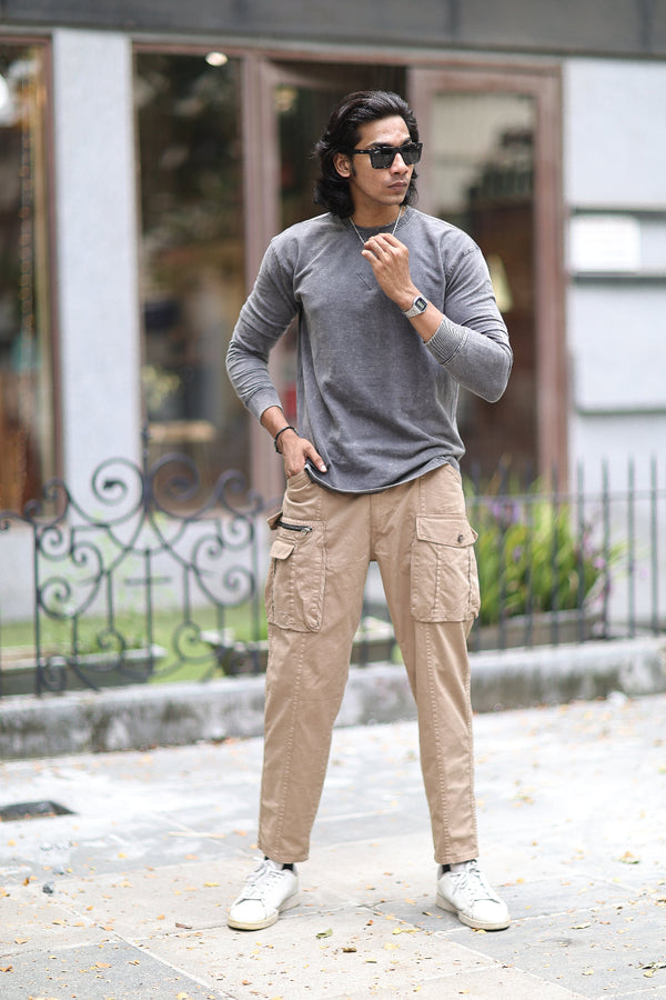 Round Neck Full Sleeve T-Shirt