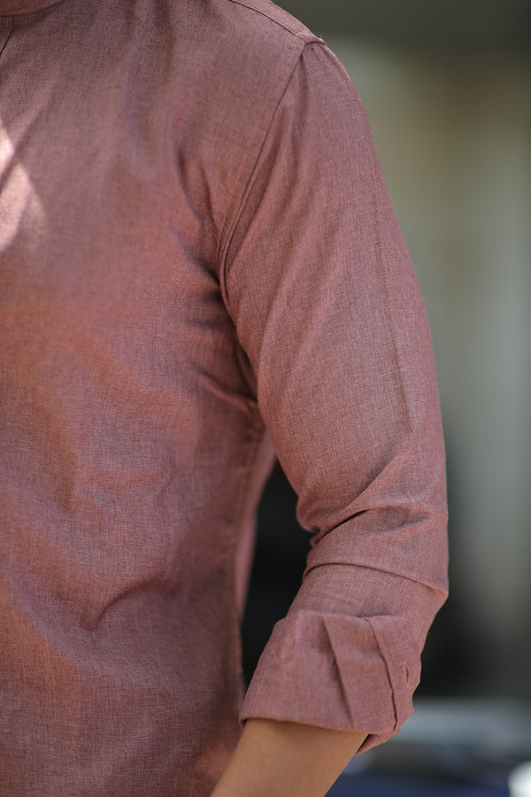 Ilyzly Chinese Collar Shirt