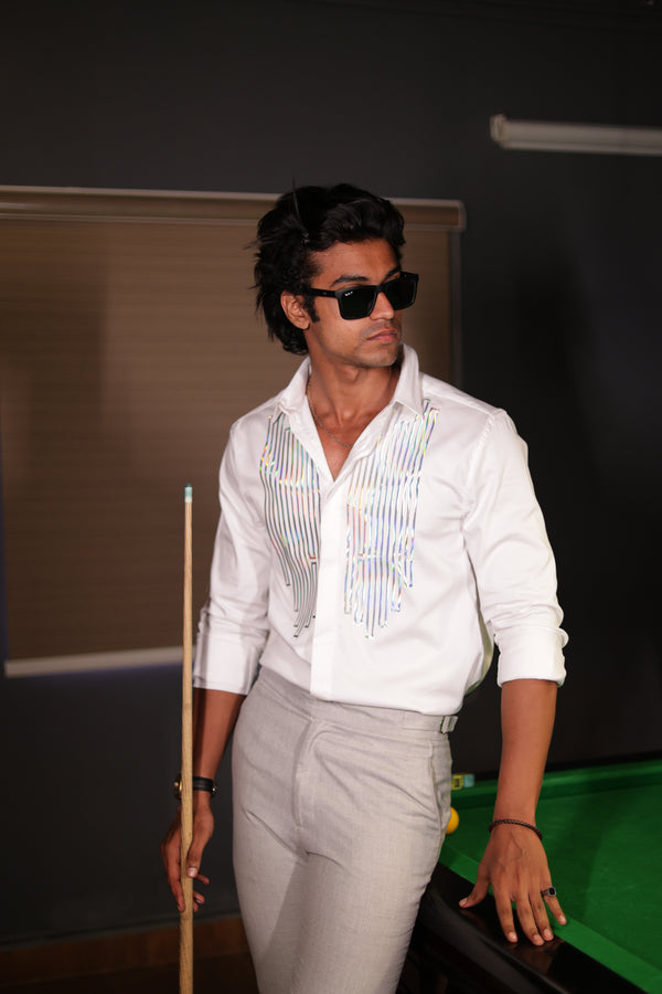 White Element Designer Wear Shirt