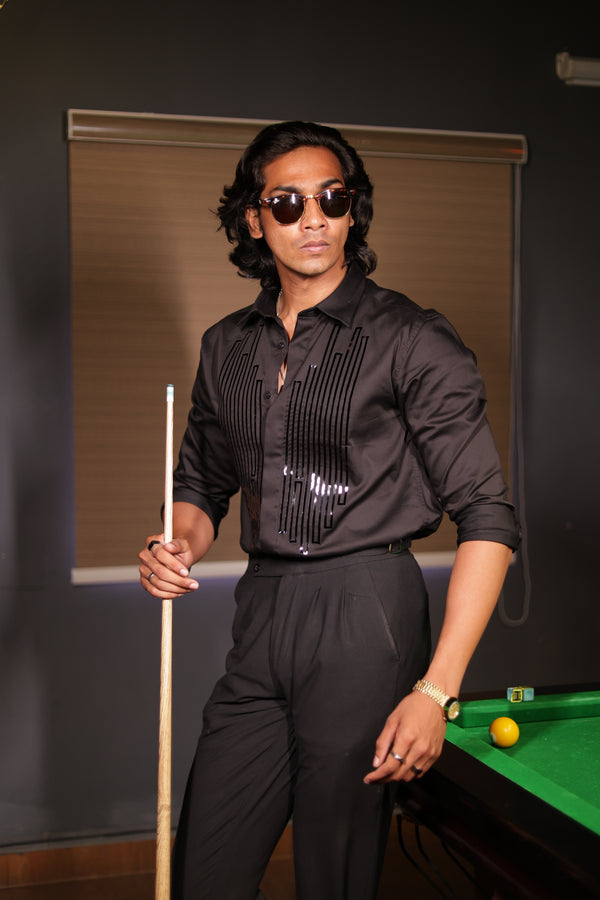 Black Element Designer Wear Shirt
