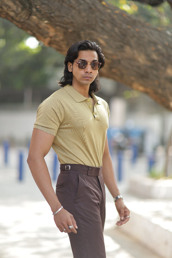 ILYZLY Viscose Polo T-Shirt