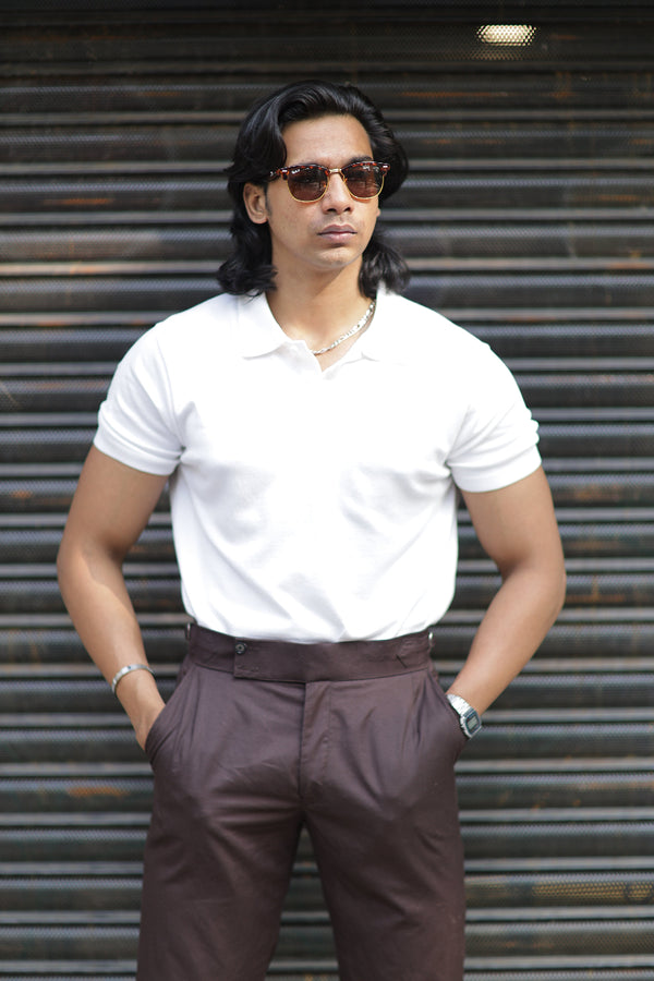 ILYZLY Viscose Polo T-Shirt