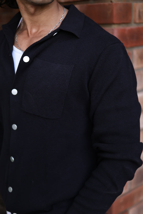 Winter Shacket with Snap Button