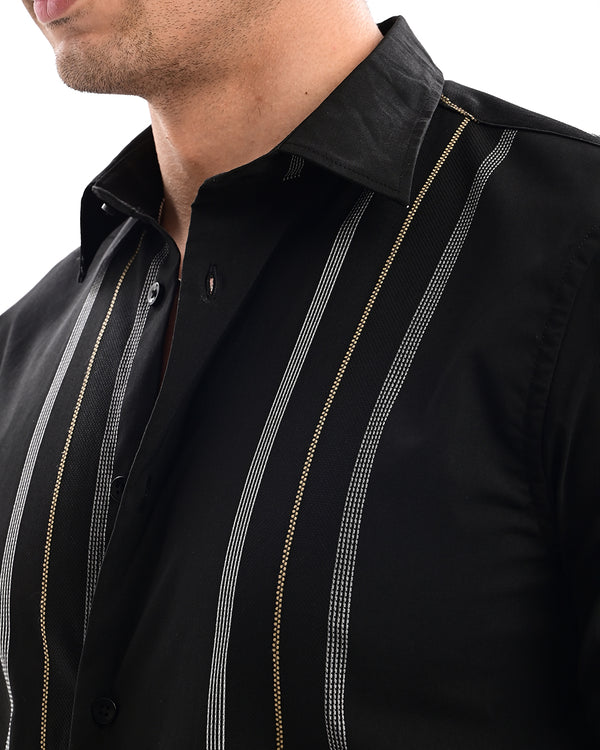 Ilyzly Urban Line Black Shirt