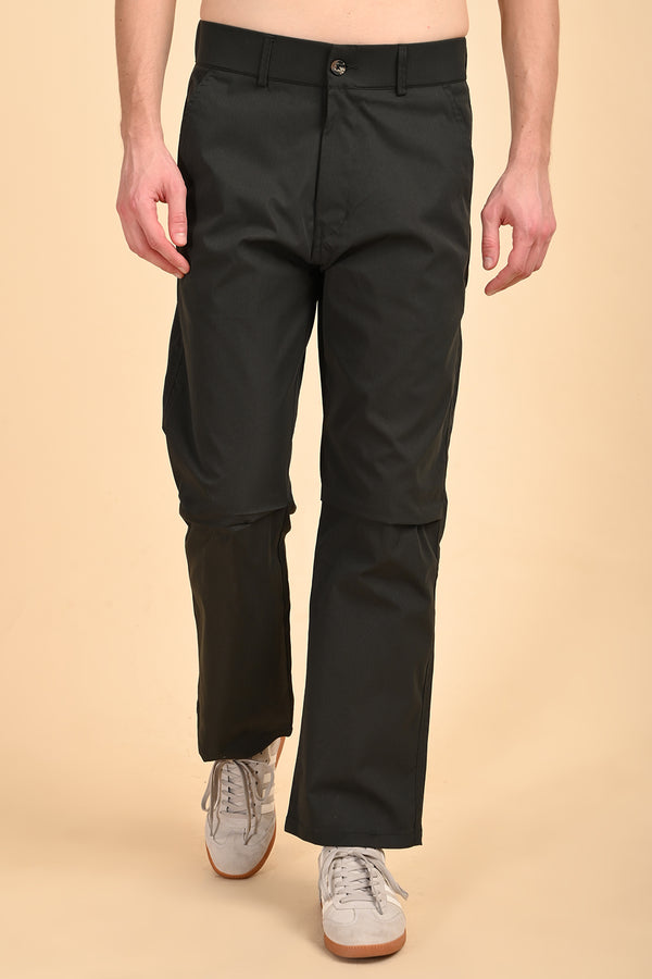 ILYZLY Dark Grey Elastic Formal Pant