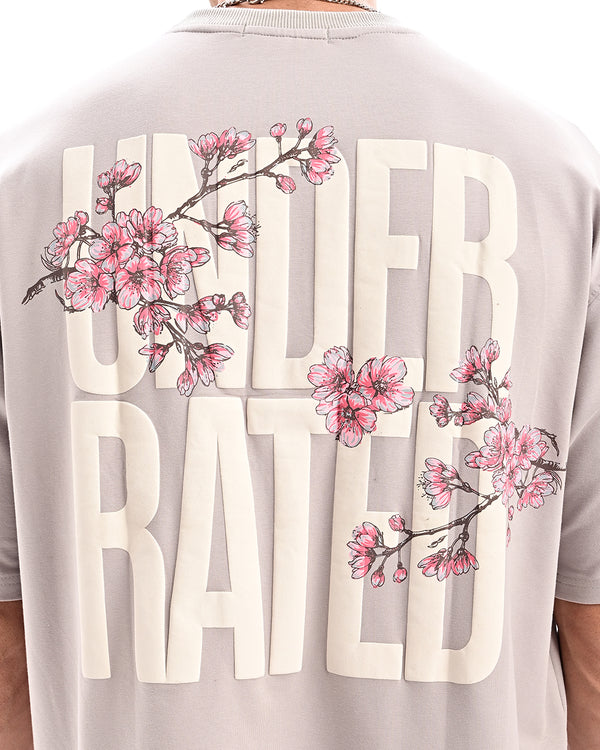 Ilyzly grey Still Rising Printed T Shirt