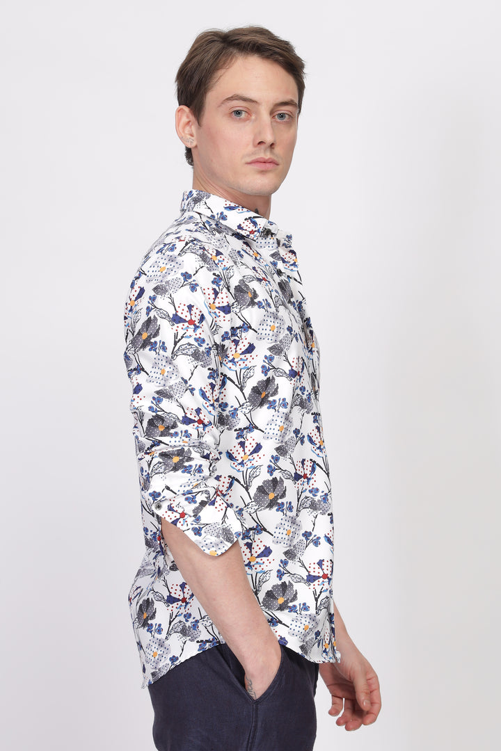 Bloom Floral Printed Shirt Ilyzly