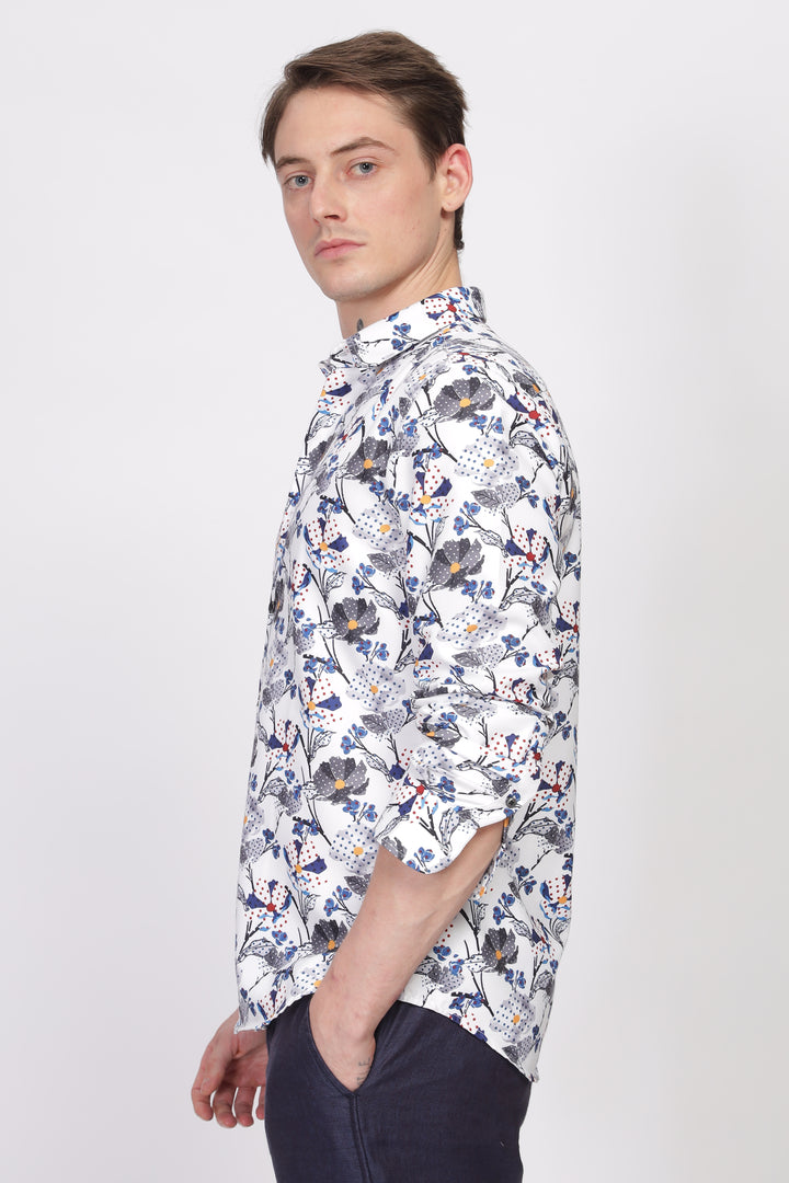 Bloom Floral Printed Shirt Ilyzly