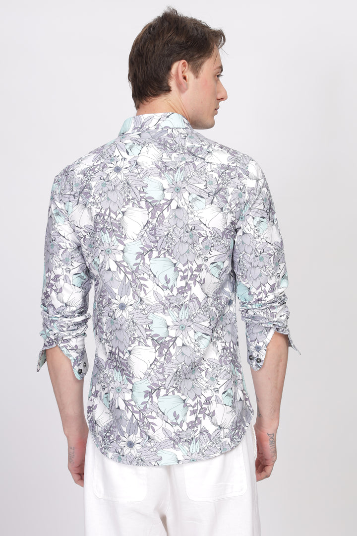 Bloom Floral Printed Shirt Ilyzly