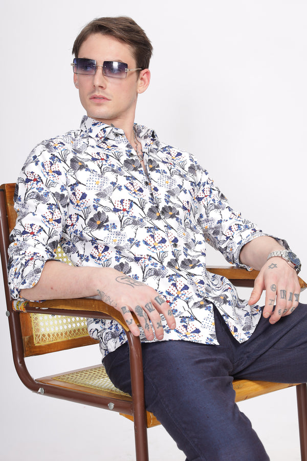 Bloom Floral Printed Shirt Ilyzly