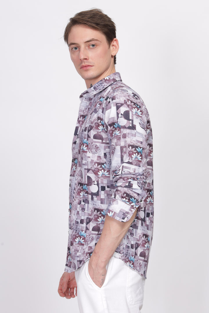 Bloom Floral Printed Shirt Ilyzly