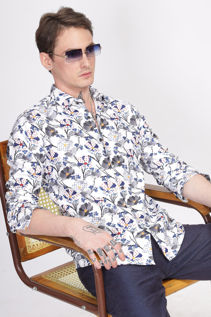 Bloom Floral Printed Shirt Ilyzly