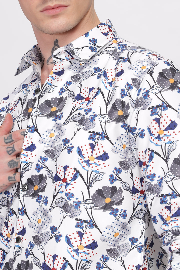 Bloom Floral Printed Shirt Ilyzly