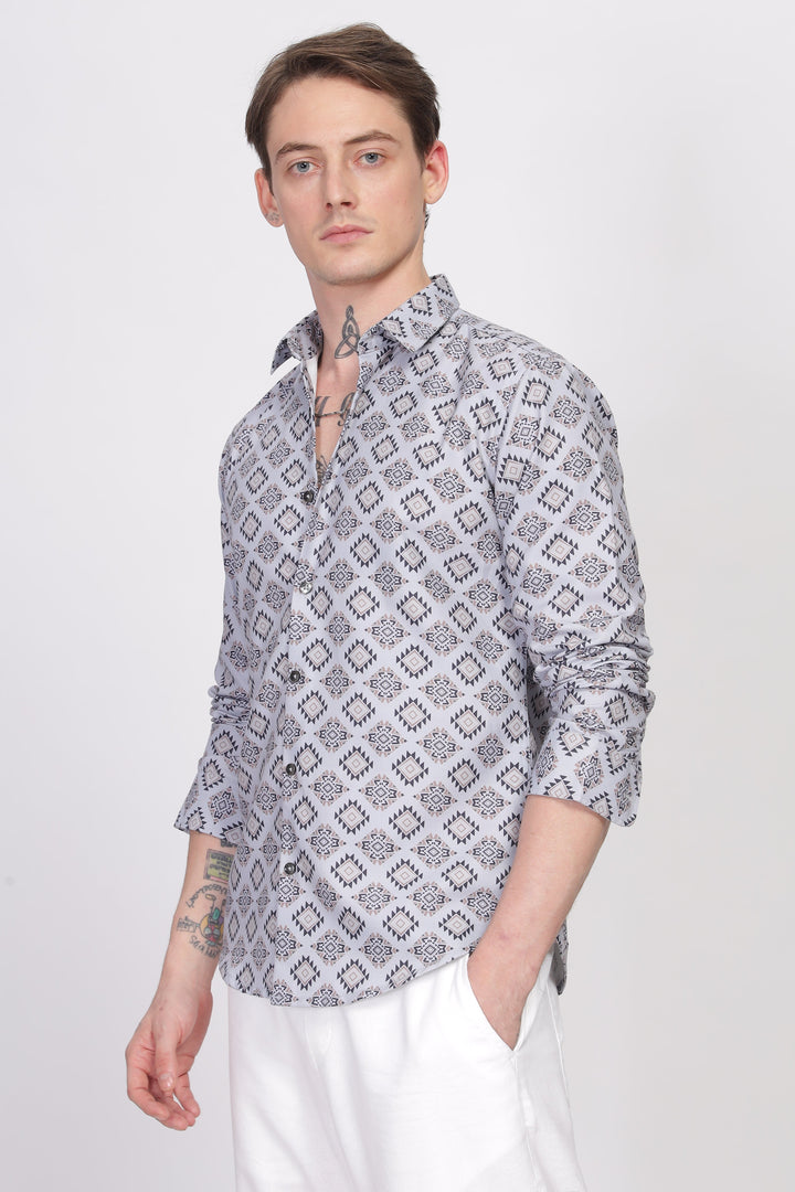 Bloom Pastle Printed Shirt Ilyzly