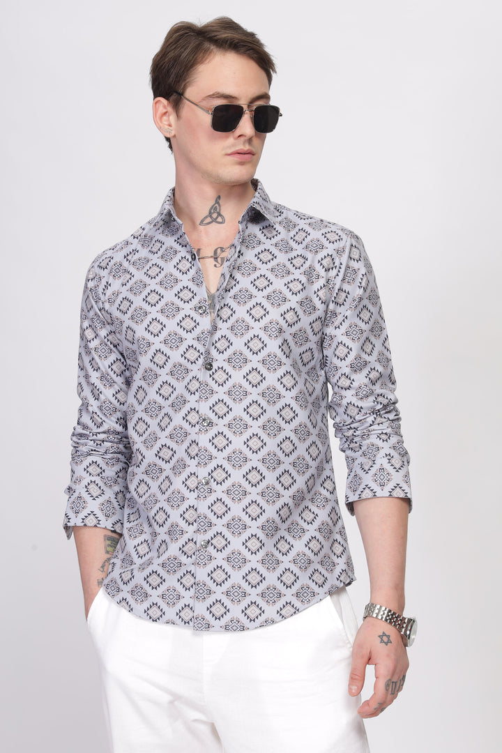 Bloom Pastle Printed Shirt Ilyzly