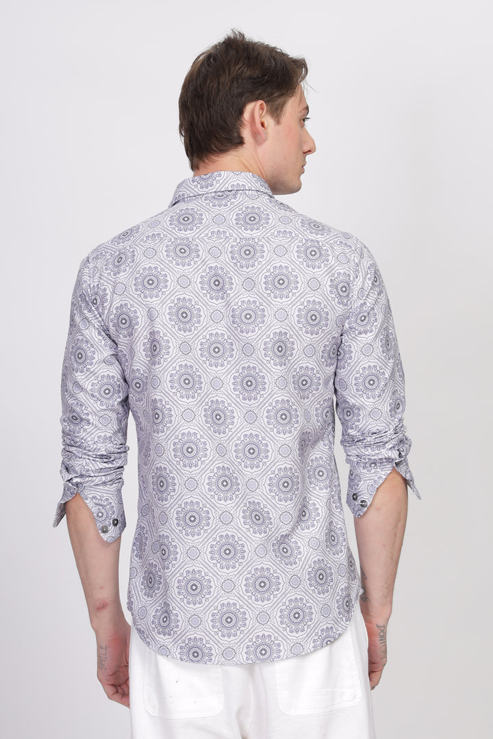 Bloom Printed Shirt Ilyzly