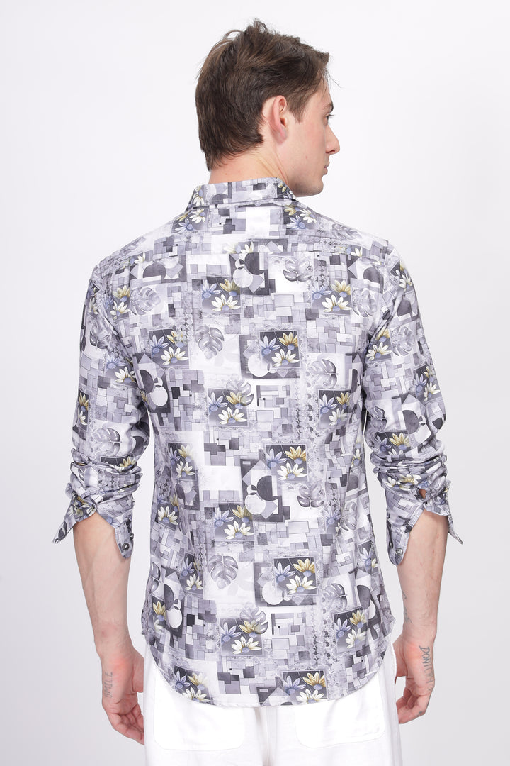 Bloom Printed Shirt Ilyzly