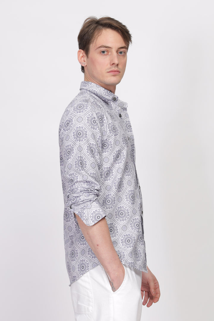 Bloom Printed Shirt Ilyzly