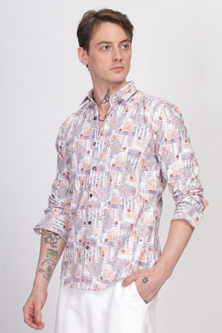 Bloom Printed Shirt Ilyzly