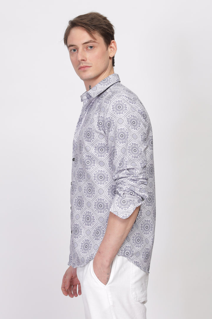 Bloom Printed Shirt Ilyzly