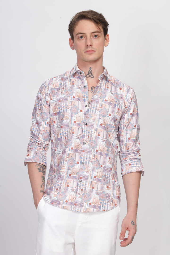 Bloom Printed Shirt Ilyzly