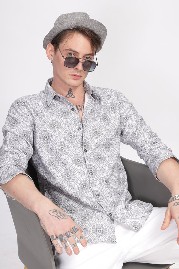 Bloom Printed Shirt Ilyzly