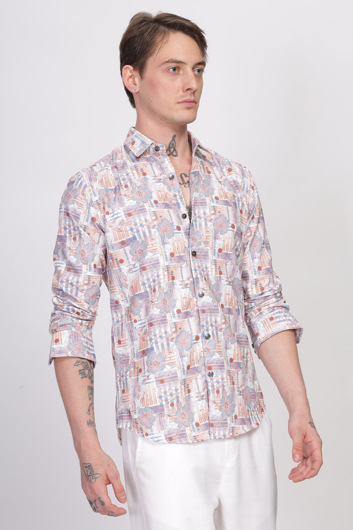 Bloom Printed Shirt Ilyzly