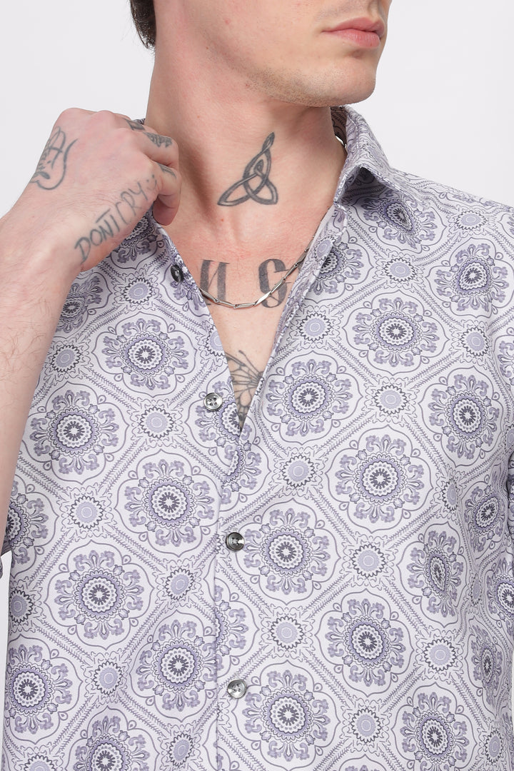 Bloom Printed Shirt Ilyzly