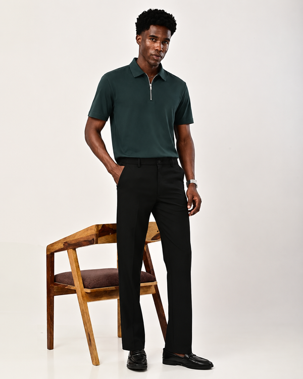 ILYZLY Essential Zip Polo