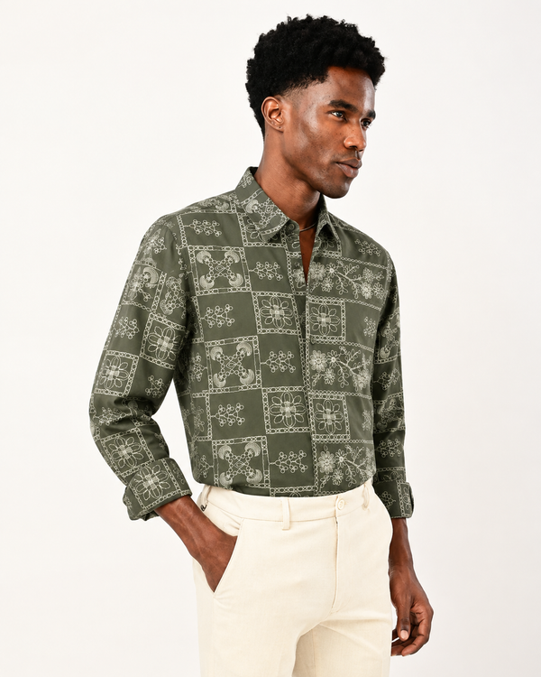 Ilyzly Embroidery Shirt