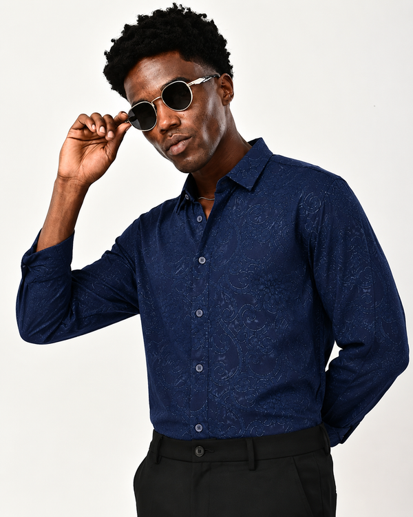 ILYZLY Baroque Pattern Shirt