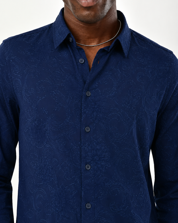 ILYZLY Baroque Pattern Shirt