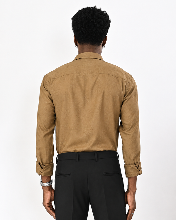 ILYZLY Signature Floral Jacquard Shirt
