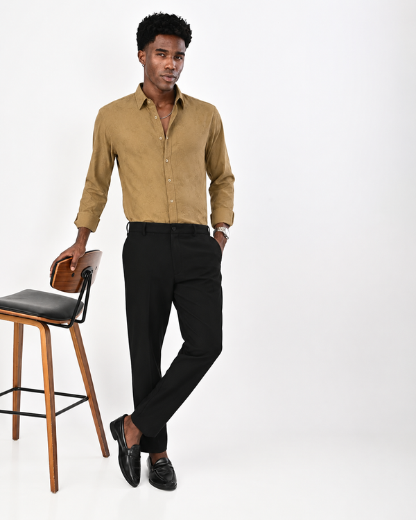 ILYZLY Signature Floral Jacquard Shirt
