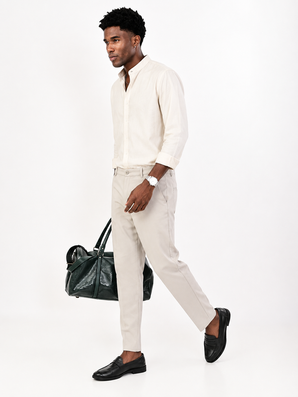 Ilyzly  Chinese Collar Shirt