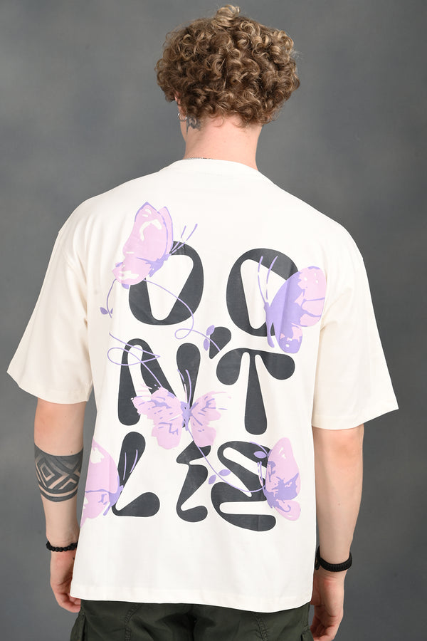 White Don't Lie Print T-Shirt