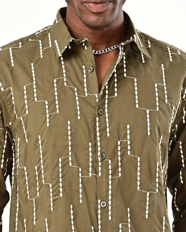 Ilyzly Abstract Shirt