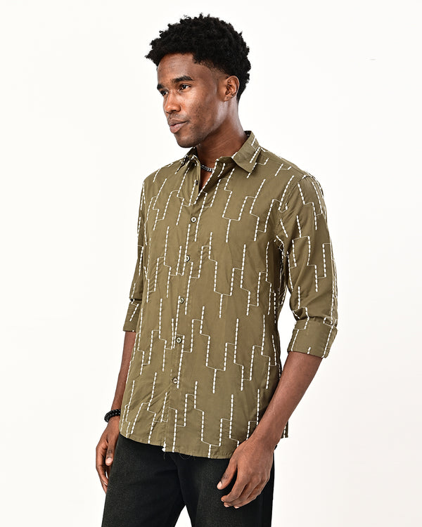 Ilyzly Abstract Shirt