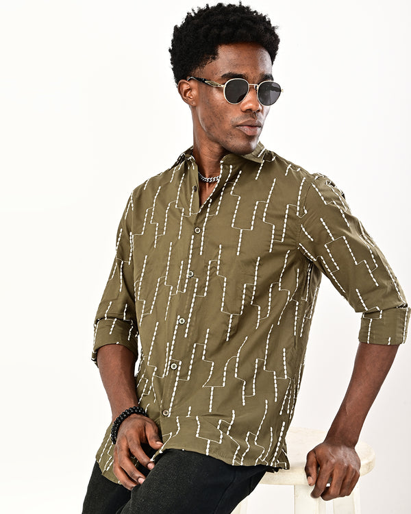 Ilyzly Abstract Shirt