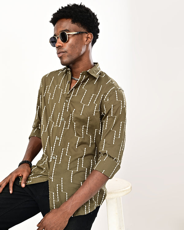 Ilyzly Abstract Shirt