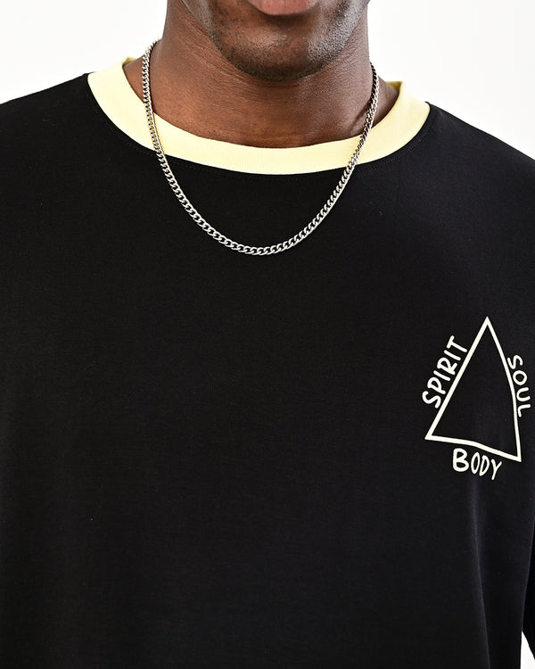 Black Feel the vibe T-Shirt
